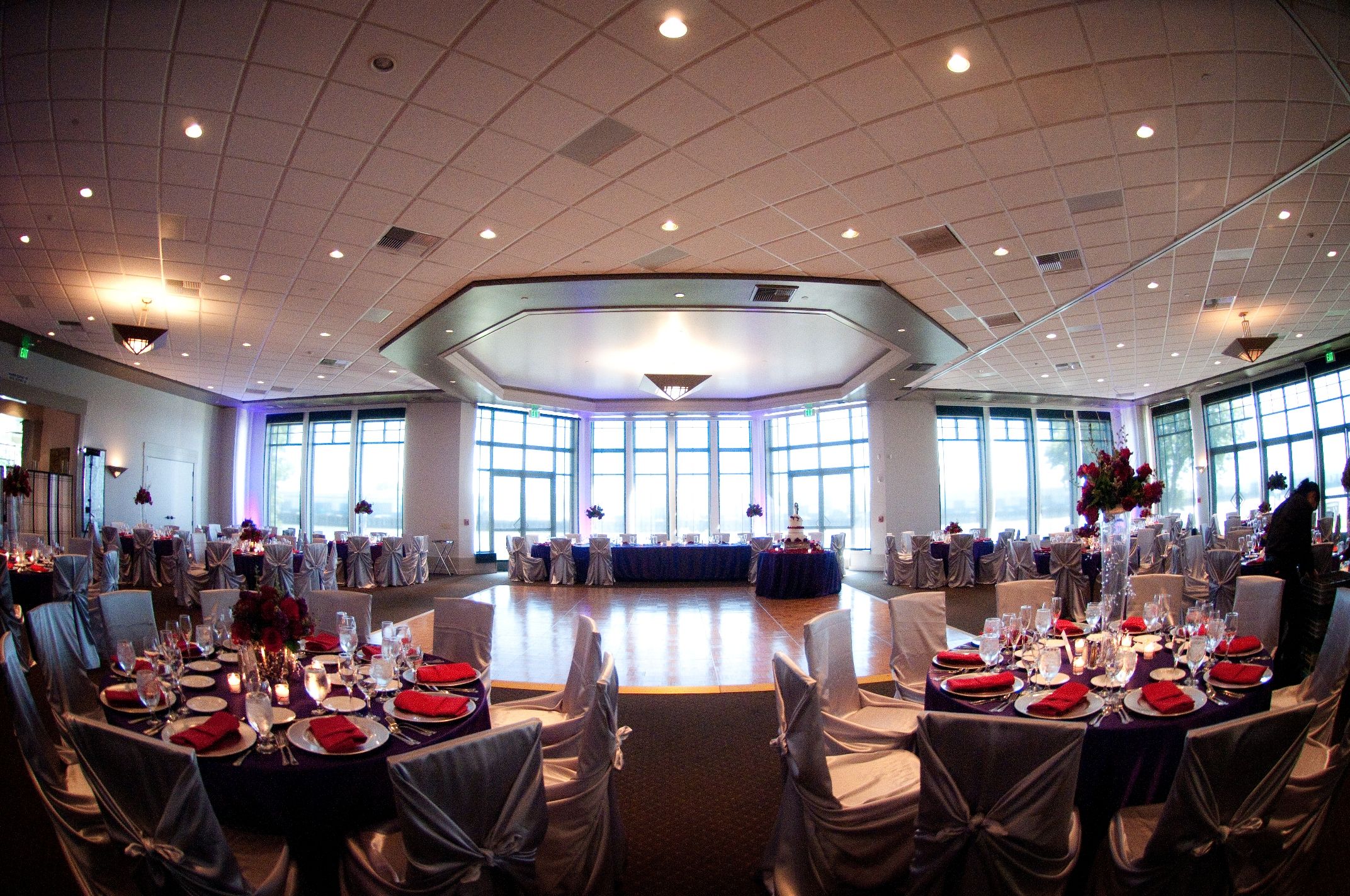 The Delta Ballroom at Waves Banquet overlooking the San Joaquin River